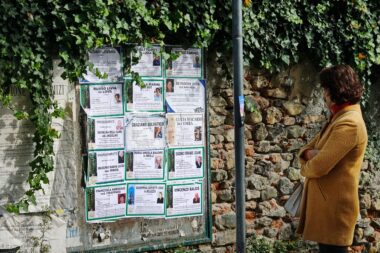 Funeral posters and mourning notices